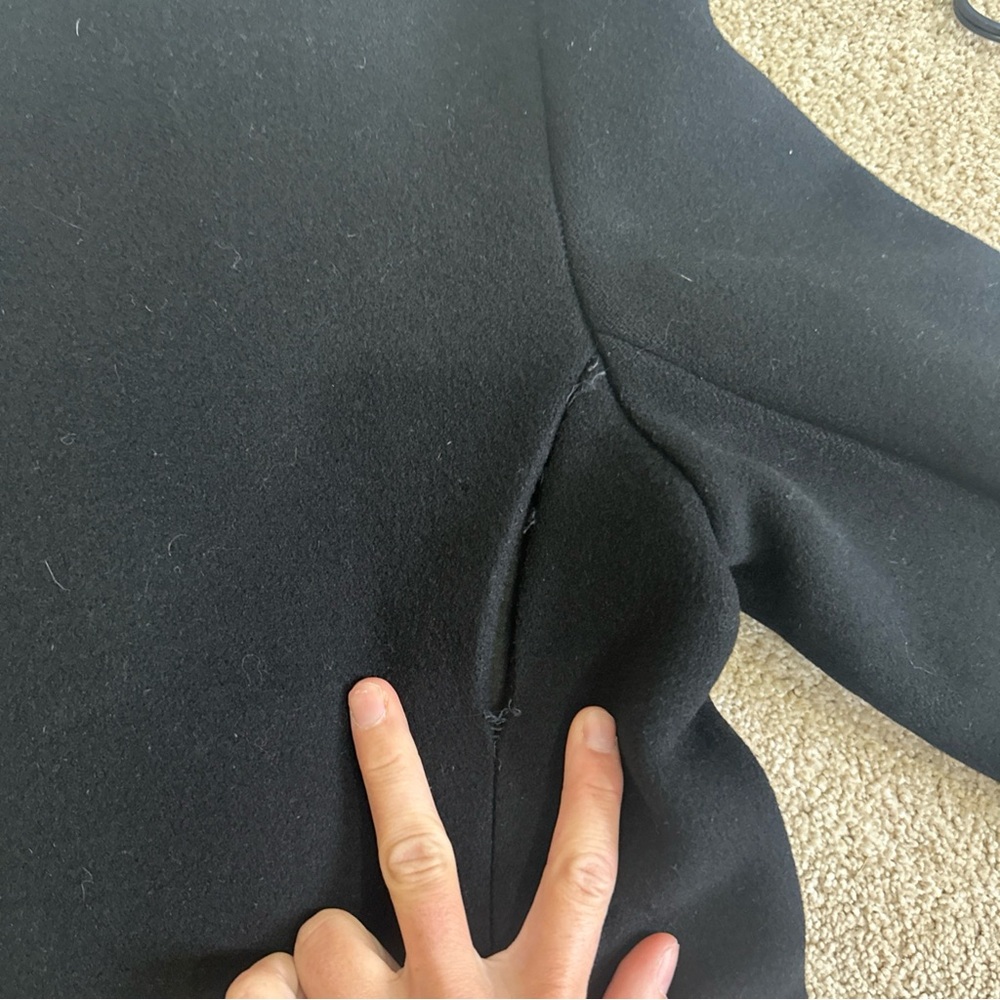 Larry Levine Black Satin-Lined Jacket - Picture 4 of 7